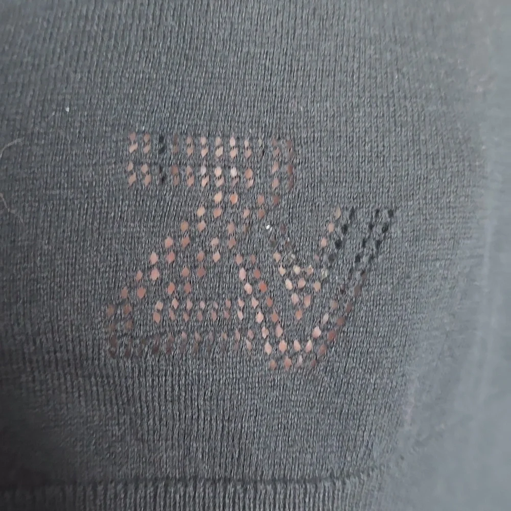 Zadig & Voltaire 100% Cotton Thin Oversized Sweater With Skull Studded Size S - Picture 6 of 11